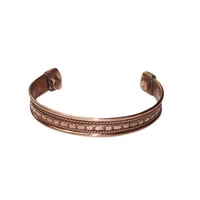 Mogul Unisex Copper Magnetic Cuff Bracelet