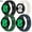 black/star/green/midnight, variant on ALMNVO 4 PACK Bands Compatible with Samsung Galaxy Watch 3 45mm / Galaxy Watch 46mm / Gear S3 Classic/Frontier ,22mm Soft Silicone Adjustable Sport Strap for Women Men