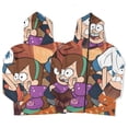thumbnail image 4 of Gravity Falls Full Zip Hoodies Hooded Long Sleeve Jacket Lightweight Sweatshirt Warm Winter Coats 2XL, 4 of 6