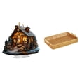 thumbnail image 1 of Adorno Tejido De Acrílico, Cesta Decorativa, Decoración De Mesa Independiente, Frutero, Plato De Pan Para Fiesta, Hogar, Estantería, Festival, Dormitorio, 1 of 8