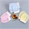 thumbnail image 3 of Newborn Baby Anti Scratch Gloves Mesh Breathable Protective Infant Mittens No fluorescent Agent, 3 of 8