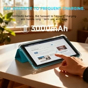 7 inch Tablet with Case Android 15, 8GB (3+5 Expandable) RAM, 32GB ROM, 5G & WiFi 6 cheap tablets, HD IPS Display, Dual Cameras tablets on sale clearance