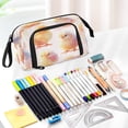 thumbnail image 5 of Nylon Fish Mouth Pencil Case with Large Capacity Zipper Pencil Pouch Cute Baby Chicks Pencil Bag Organizers, 5 of 7