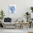 thumbnail image 2 of Blue Mixed Flower Bouquet Botanical & Floral Graphic Art Gallery Wrapped Canvas Print Wall Art, 2 of 7