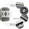 thumbnail image 5 of Shower Curtains Sets for Bathroom Decor Southwestern Aztec Vintage Geometric Waterproof Bathroom Curtain with Hooks, Ethnic Tribal Gray Theme for Bathroom Decor,72x72IN, 5 of 7