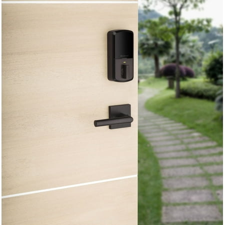 Kwikset - Halo Smart Lock Wi-Fi Replacement Deadbolt with App/Keypad/Key Access - Venetian Bronze