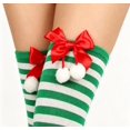 thumbnail image 4 of HIOK Party Knee High Socks Striped Witch Long Socks for Women Girls Cosplay Party Dress up Funny Novelty Gifts（2 Pairs）, 4 of 5