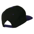 thumbnail image 4 of Greek Alphabet RHO Embroidered Two Tone Cap - Black Purple OSFM, 4 of 5