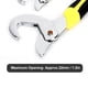 thumbnail image 4 of Fafeicy Llave multifuncional universal autoajustable accesorios de reparación industrial, 9-32 mm Amonsee No, 4 of 7