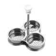 Cagnkofi Egg Steamer Stainless Egg Poacher Egg Poacher Pan Poached Egg