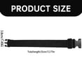 thumbnail image 2 of Oimcto Extension Strap 3.8,1 Black Portable Simple Fashionable Belt Extender for Fanny Pack Strap Extension Waist Bag Belts Belt Extender for Fanny Pack Luggage and Waist Packs, 2 of 8