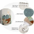 thumbnail image 5 of Boho Abstract Modern Mountain Watercolor Beige Shower Curtain Waterproof Fabric Privacy Partition for Bathroom Spring Summer Decor Transform Your Bathing Space into a Serene (72"x84), 5 of 6