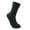 15# Black, variant on Men'S Winter Warm Wool Mid-Calf Socks Solid Color Long Socks Cold-Proof Terry Socks Navy Free
