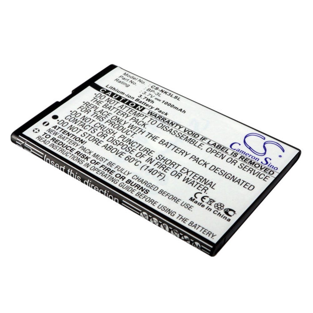Replacement Battery For Nokia 3.7v 1000mAh/3.7Wh Mobile, SmartPhone Battery