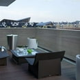 thumbnail image 2 of Écran d'Intimité pour Balcon 1x5 m Couverture de Protection de Sécurité pour Balcon Ventilée et Résistante aux Intempéries Filet de Balcon Clôture Ouverture de 1 mm avec 10 Attaches Gris, 2 of 11