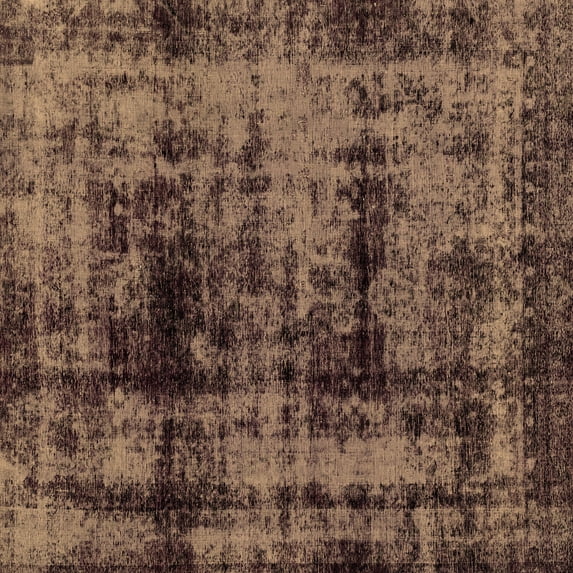 Ahgly Company Indoor Square Persian Brown Bohemian Area Rugs, 8' Square
