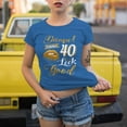 thumbnail image 2 of Damn I Look Good at 40 T-Shirt - Funny Birthday Tee for Women - Stylish Gift for Queen Turning 40, 2 of 4