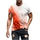 thumbnail image 5 of Mens Casual Pantalones Cortos Raya Impresión Suéter Fitness Deportes Camiseta, Poliéster Cuello Redondo Blusa para Al Aire Libre, Diario Y Primavera Verano Desgaste, 5 of 5