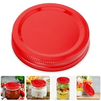 LEORX 24Pcs Regular Mouth Jar Lids Assorted Color Tinplate Caps for Mason Jars