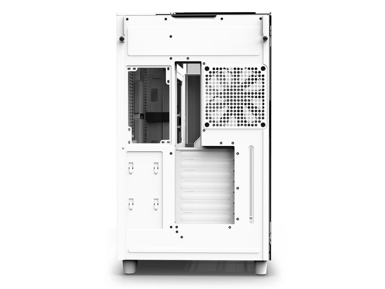NZXT H9 Elite - All White - CM-H91EW-01 - Premium Dual-Chamber - Mid-Tower - RGB Fans - Case - image 4 of 19