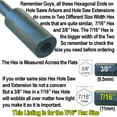 thumbnail image 4 of Arbor For Hole Saw Arbor For 1 1/4" upto and Inc 8" Hole Saw Mandrel has 7/16 Hex End TCT Pilot Drill For Concrete Brick Masonry Use with Carbide Holesaw For Drilling Holes in Concrete and Masonry, 4 of 4