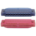thumbnail image 4 of Harmonica,  ABS Translucent Kids Harmonica Relieve Stress  For Stage For Class For Party Game, 4 of 8