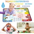 thumbnail image 2 of Alfombrilla KIZZYEA Educational Aqua Doodle de 2 a 5 años, 2 of 6