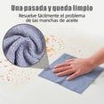 thumbnail image 4 of Paquete de 50 Rollo de Toallas de Microfibra Reutilizables - Ultraabsorbentes, Sin Pelusa y Sin Rayones para Cocina, Coche y Hogar – Rollo de Paños de Limpieza Multiusos (Gris 50Pcs), 4 of 4