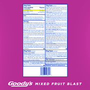 Goody's Extra Strength Headache Powder, Mixed Fruit Blast Flavor, 24 Powder Sticks
