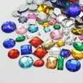 thumbnail image 2 of U8MO 200 Mixed Color Flatback Acrylic Sewing Rhinestone Assorted Shape Sew on beads, 2 of 6