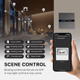 thumbnail image 3 of 2X Tuya Zigbee Smart Scene Switch Lighting Smart Control Scene Control Switch Panel Smart Socket 485 86 Box A, 3 of 7