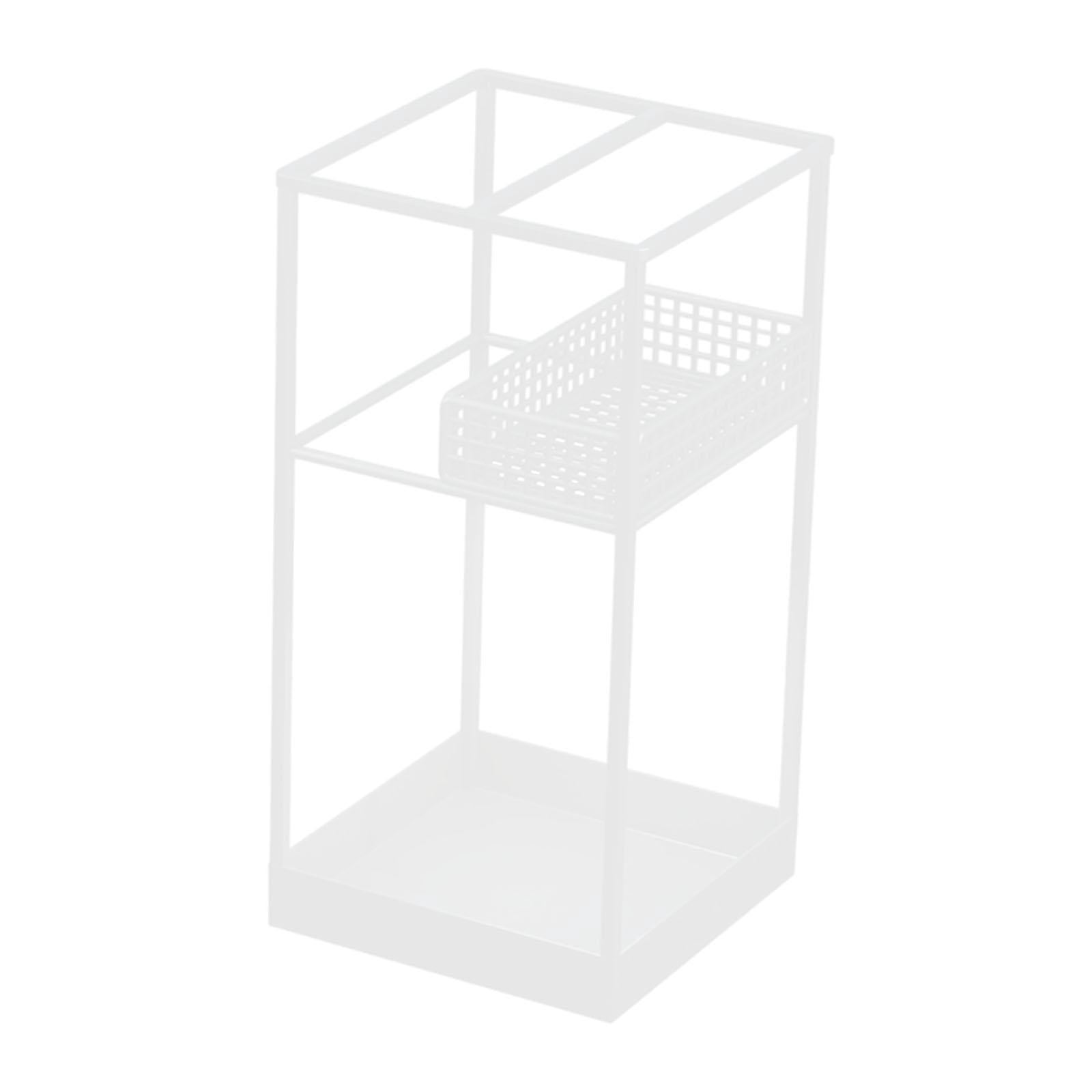 Fiocias Umbrella Stand Stable Space Saving Portable Convenient Umbrella Organizer Holder White