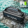 thumbnail image 7 of W-KING Bluetooth Portable Speaker, Black, D8, 7 of 7