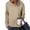 aa02_Beige, variant on Hilzaten Collared Sweatshirt for Women Pullover Drop Shoulder Solid Loosse Womens Sweatshirt