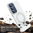thumbnail image 4 of For Samsung Galaxy A17 / A26 / F17 / M17 Case (Compatible With MagSafe) With Invisible Magnetic O-Ring Stand Military-Grade Shockproof Phone Case,White, 4 of 7