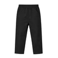 thumbnail image 4 of LEKWK Uniform Pants for Boys Pull-On Chino Pants Elastic Waist Casual Trousers with Pockets Preppy Lightweight Lounge School Formal Playwear 5-15Y, 4 of 9