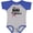 Baseball Heather and Royal, variant on Inktastic Breast Cancer Awareness My Nana is a Fighter Boys or Girls Baby Bodysuit