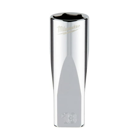 UPC: 0045242565610 | Milwaukee-45-34-9051 1/4 in. Drive 13mm Metric 6-Point Deep Socket