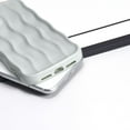 thumbnail image 6 of Water Ripple Curly Wave Frame for iPhone 11 Case,Soft Slim Silicone Water Ripple Pattern iPhone 11 Phone Case, Gray, 6 of 7