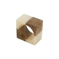 thumbnail image 3 of Saro Lifestyle Wooden Fusion Resin Napkin Ring (Set of 4), 3 of 5