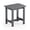 Dark Gray, variant on Outdoor Side Table, Small Outdoor Side Tables, Outside End Table for Patio, Porch, Deck, Pool, Weather Resistant/Easy Maintenance, Black