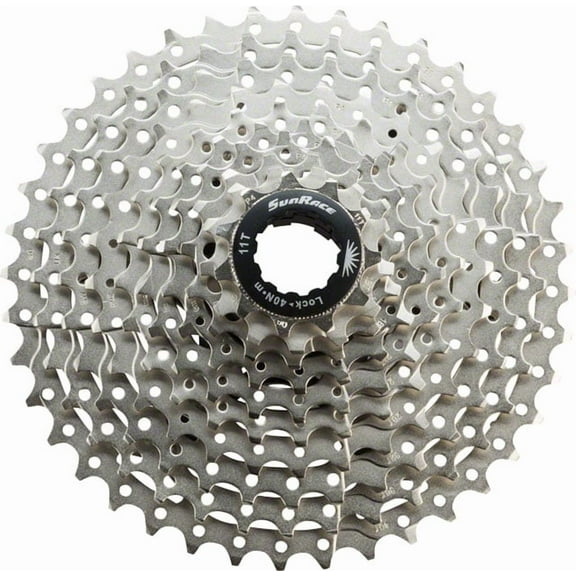 SunRace MS3 Cassette Silver- Range: 11-40 Drivetrain Speeds: 10