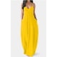 thumbnail image 5 of Vestido largo informal de verano para mujer, de color liso, con escote en V profundo, sin mangas y largo hasta la playa$Vestido largo informal holgado liso con escote en V profundo y sin, 5 of 5