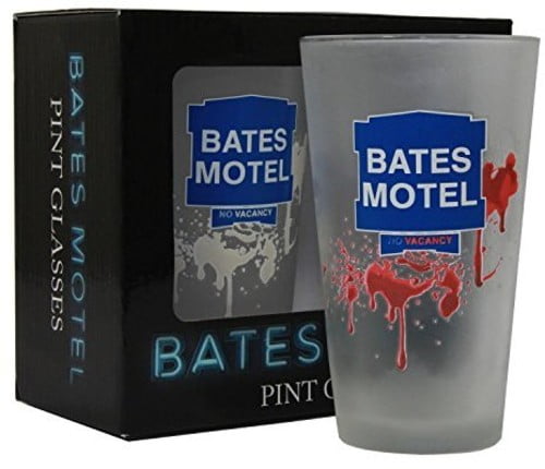 Bates Motel Pint Glasses Set of 2 by NOT MAPPED