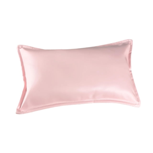 Reposamanos para uñas Reposamanos para manicura Reposabrazos portátil Accesorios Reposabrazos de cuero PU Almohada de mano Reposabrazos para salones rosa