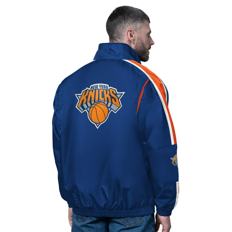STARTER NEW YORK スタジャン 青 Men's Starter Blue New York Knicks Freestyle Lightweight Full-Zip