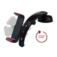 thumbnail image 2 of Soporte de celular para auto GMobile clip 3 en 1, para tablero/aire acondicionado/parabrisas, negro, 2 of 4
