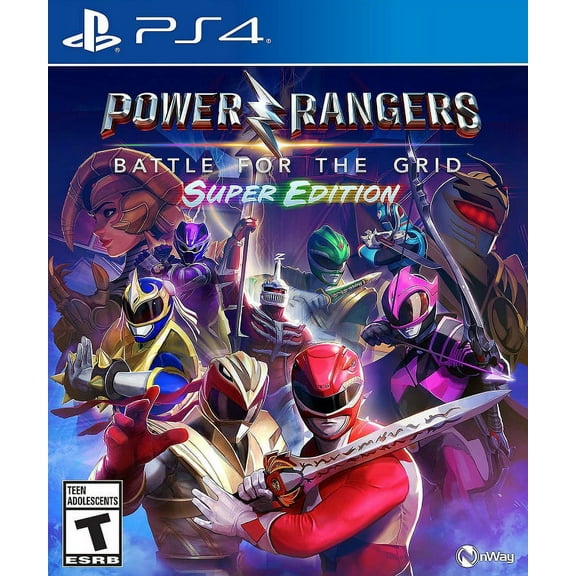 Restored Power Rangers: Battle for the Grid Super Edition (Playstation 4, 2021) Super Hero Game (Refurbished)