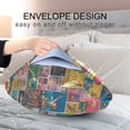 thumbnail image 4 of Yayeee Pillowcase Standard Size Set of 2 Satin Wrinkle Resistant Pillow Case, Large Retro Collection Pattern, 4 of 7