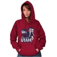 thumbnail image 4 of Vintage Betty Boop Utah State Outline Hoodie Sweatshirt Women Brisco Brands S, 4 of 6